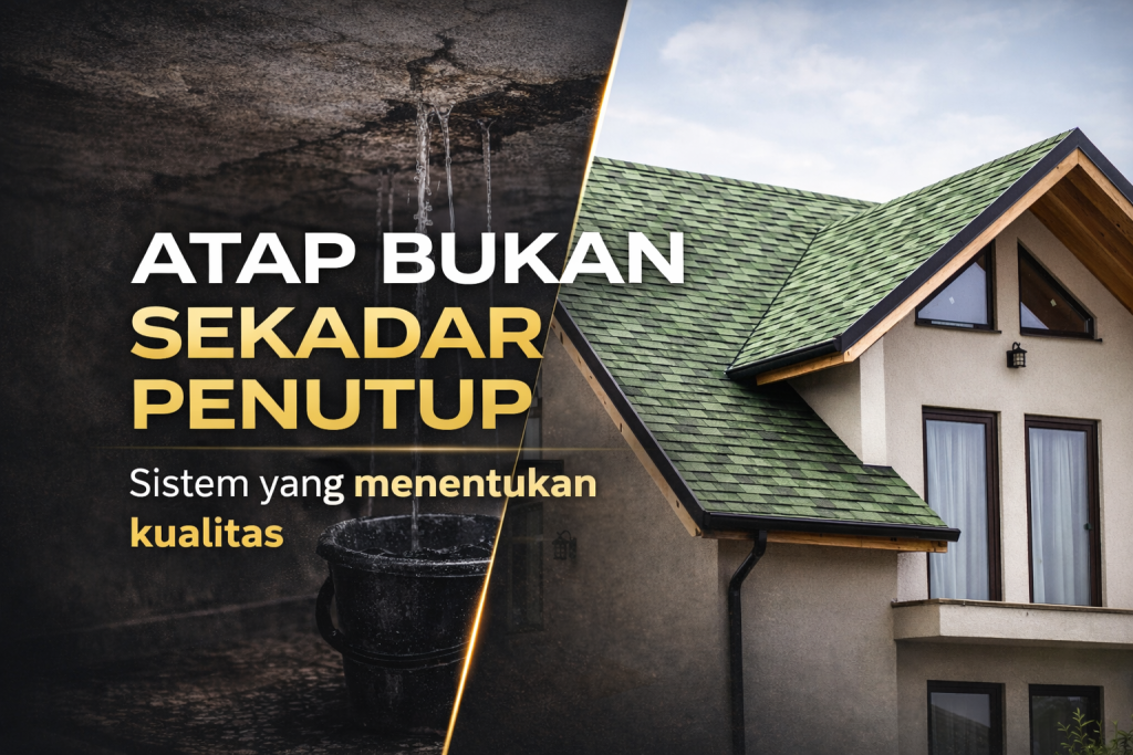 solusi atap rumah anti bocor dengan sistem pemasangan yang benar
